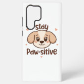 Inspirational Positive Puppy Message Samsung Galaxy Hülle (Rückseite)