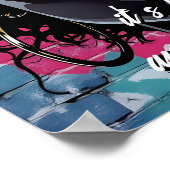 Inspirational Quote and City Woman Poster (Ecke)