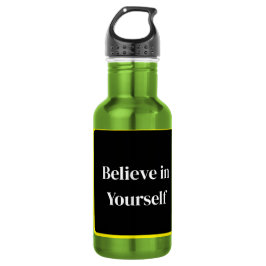 . Inspirational Quote Bottle Edelstahlflasche