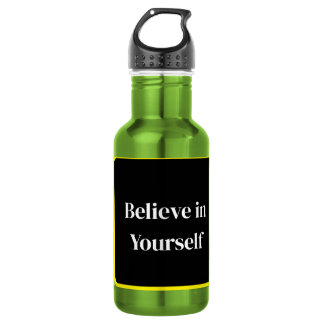 . Inspirational Quote Bottle Edelstahlflasche