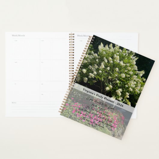 Inspirational Quote Flower Photo Daily Planner Planer (Anzeige)