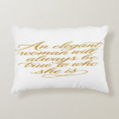 Inspirational Quote for Women Throw Pillow Dekokissen (Vorderseite)