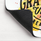 Inspirational Quote Grateful Vibe Watercolor Mousepad (Ecke)