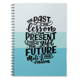 Inspirational quote - journal notebook  notizblock