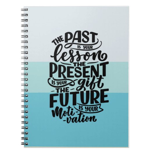 Inspirational quote - journal notebook notizblock (Vorderseite)