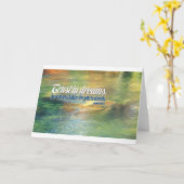 Inspirational Quote -- Kahlil Gibran Karte (Gelbe Blume)