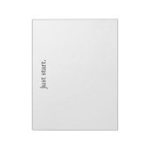 Inspirational Quote Minimalist  Notizblock (Rotiert)