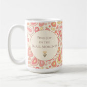 Inspirational Quote Mug with Custom Photo Kaffeetasse (Links)