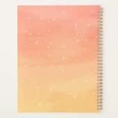 Inspirational Quote Mystic Sun Personalized Name Planer (Rückseite)