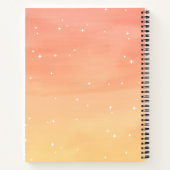 Inspirational Quote Mystic Sun Writing Notizblock (Rückseite)