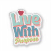 Inspirational Quote Sticker  (Vorderseite)