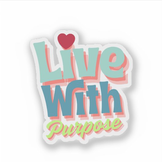 Inspirational Quote Sticker  (Vorderseite)