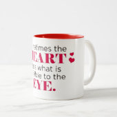 Inspirational Quote Two-Tone Coffee Mug Zweifarbige Tasse (VorderseiteRechts)