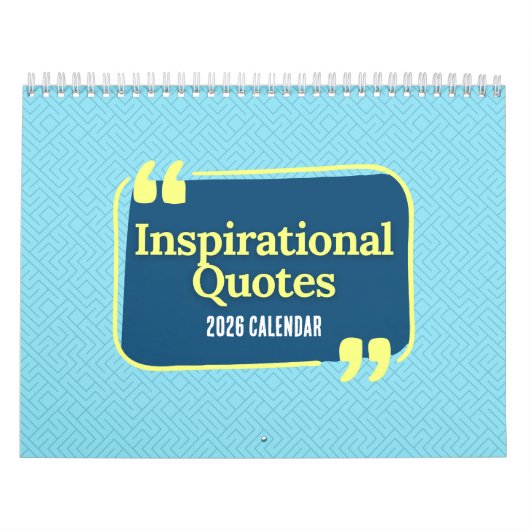 Inspirational Quotes 2026 Calendar Kalender (Titelbild)