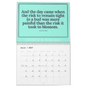 Inspirational Quotes 2026 Calendar Kalender (Mär 2027)