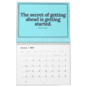 Inspirational Quotes 2026 Calendar Kalender (Jan 2027)