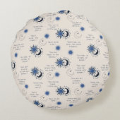 inspirational quotes for a baby rundes kissen (Rückseite)