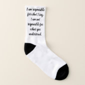 Inspirational Redewendungens-Socken Socken (Rechts - Außen)