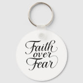 Inspirational Religious Hope Typography Schlüsselanhänger (Rückseite)