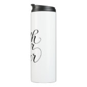 Inspirational Religious Hope Typography Thermosbecher (Nach rechts gedreht)