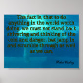 Inspirational Robert Cushing/Polarbär Poster (Vorne)