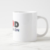 Inspirational Self-Care Jumbo Coffee Mug Jumbo-Tasse (Rechts)