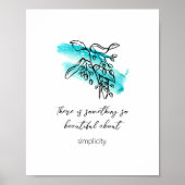 Inspirational Simple 'artist's design' 8x10 Poster (Vorne)