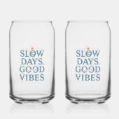 Inspirational Simple Living and Good Vibes Dosenglas (Vorderseite)