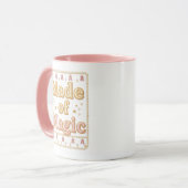 Inspirational Sparkly "Made of Magic" Tasse (Vorderseite Links)