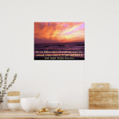 Inspirational Sunset Emerson Poster (Küche)