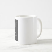 Inspirational Tasse: Denken Sie, bevor Sie Kaffeetasse (VorderseiteRechts)
