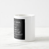 Inspirational Tasse: Denken Sie, bevor Sie Kaffeetasse (Mittel)