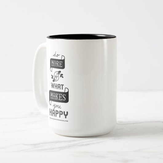 Inspirational Tasse tun mehr von, was Sie (Vorderseite Links)