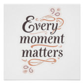 Inspirational typography art poster (Vorderseite)