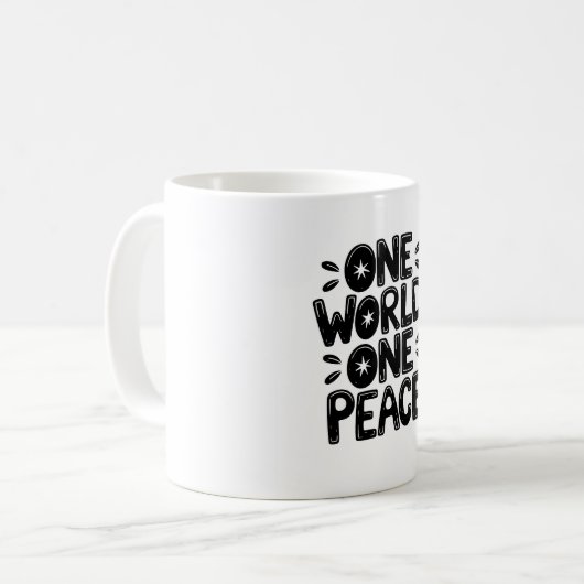 Inspirational Typography Design Classic Mug Kaffeetasse (Vorderseite Links)