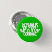 Inspirational und motivierend Zitate Button (Vorne & Hinten)