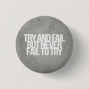 Inspirational und motivierend Zitate Button