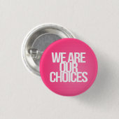 Inspirational und motivierend Zitate Button (Vorne & Hinten)