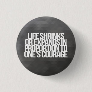 Inspirational und motivierend Zitate Button
