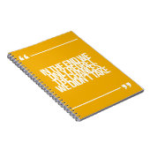 Inspirational und motivierend Zitate Notizblock (Rechte Seite)