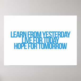Inspirational und motivierend Zitate Poster