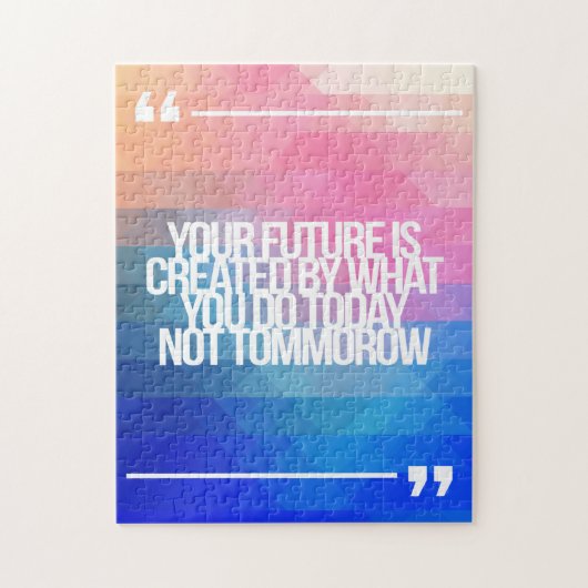 Inspirational und motivierend Zitate Puzzle (Vertikal)