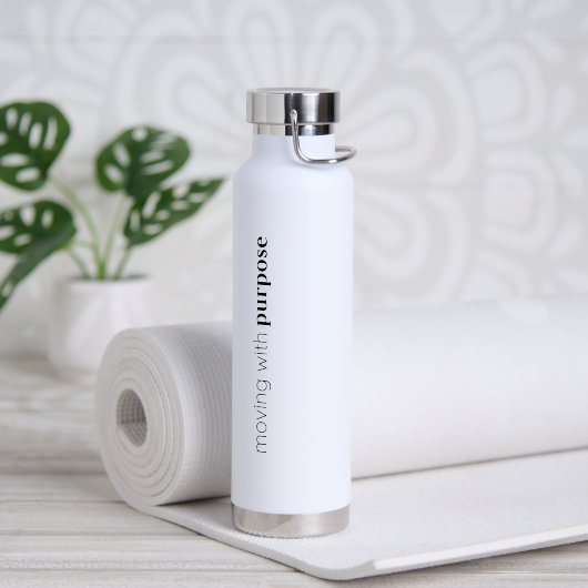 Inspirational water bottle “Purpose” Trinkflasche (Yoga)