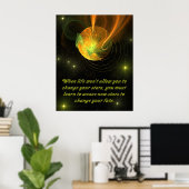 Inspirational - Weaving New Stars Poster (Heimbüro)