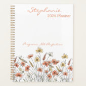 Inspirational Wildflower Progress Planner Planer (Vorderseite)