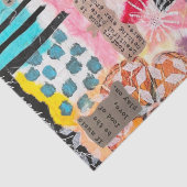 Inspirational Words Mixed Media Tissue Paper Seidenpapier (Detail)