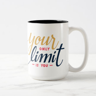 Inspirational Zitat-Kaffee-Tasse Zweifarbige Tasse