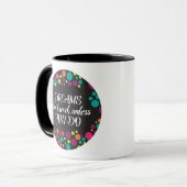 Inspirational Zitat-Tasse Tasse (Vorderseite Links)