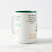 Inspirational Zweifarbige Tasse (Vorderseite Links)