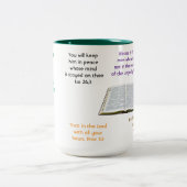 Inspirational Zweifarbige Tasse (Mittel)